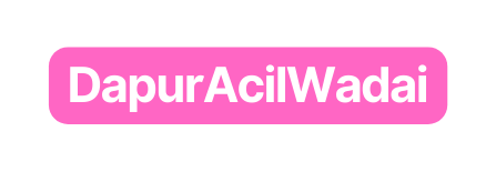 DapurAcilWadai